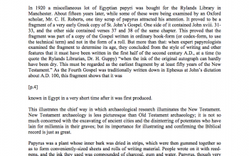 Archaeology and the New Testament